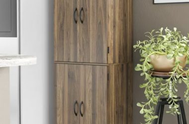 Mainstays 4-Door 5′ Storage Cabinet Only $64 (Reg. $125)!